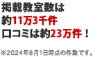 掲載教室数は約10万件 口コミ数は約23万件